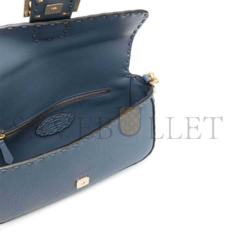 F**di baguette leather shoulder bag (28*15*6.5cm)